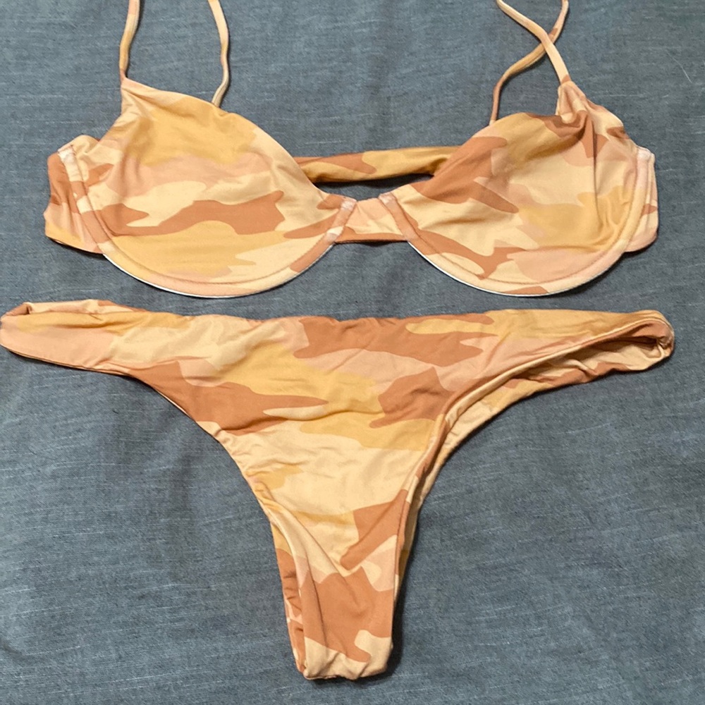 MAI underwear camo swimsuit